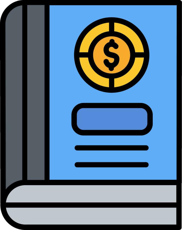 Accounting Book Vector Icon