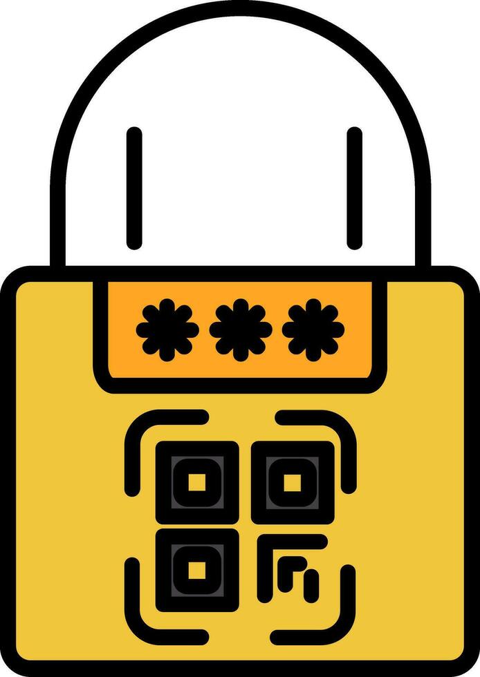 Smart Padlock Vector Icon