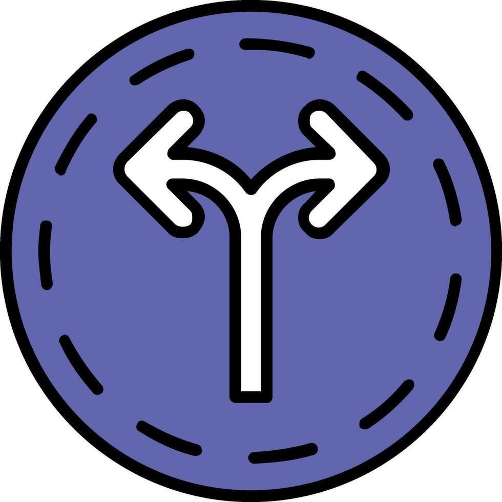 Two Way Vector Icon