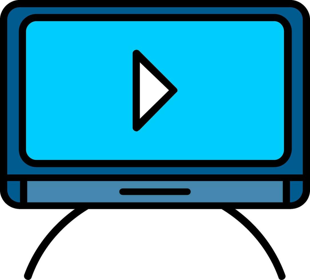 Tv moniter Vector Icon