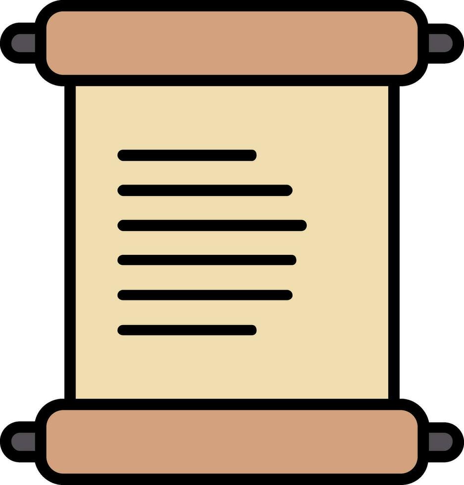 Parchment Vector Icon