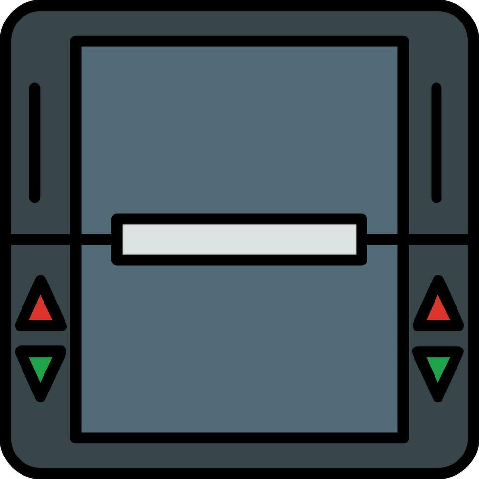 icono de vector de consola de juegos