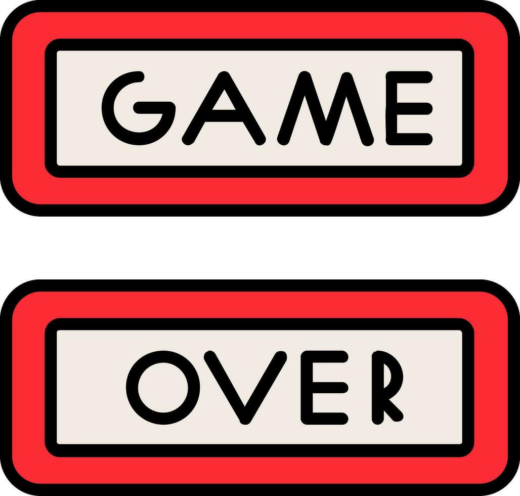 Game over Vector Icon