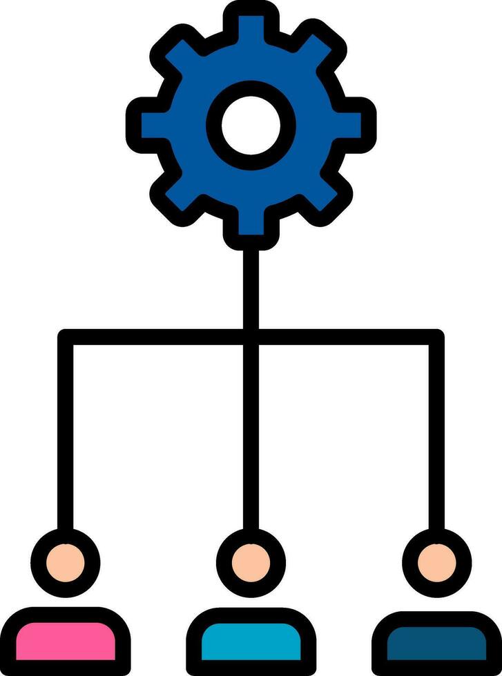 Team Management Vector Icon