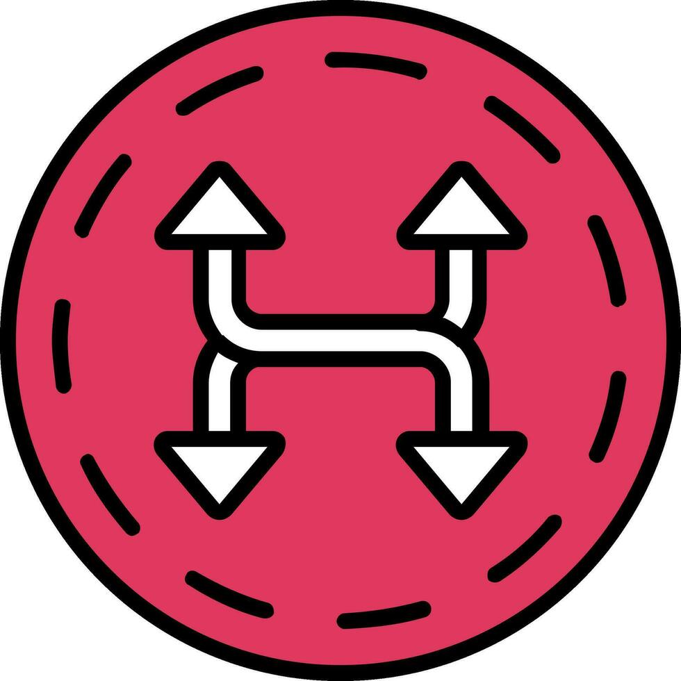 Shuffle Vector Icon