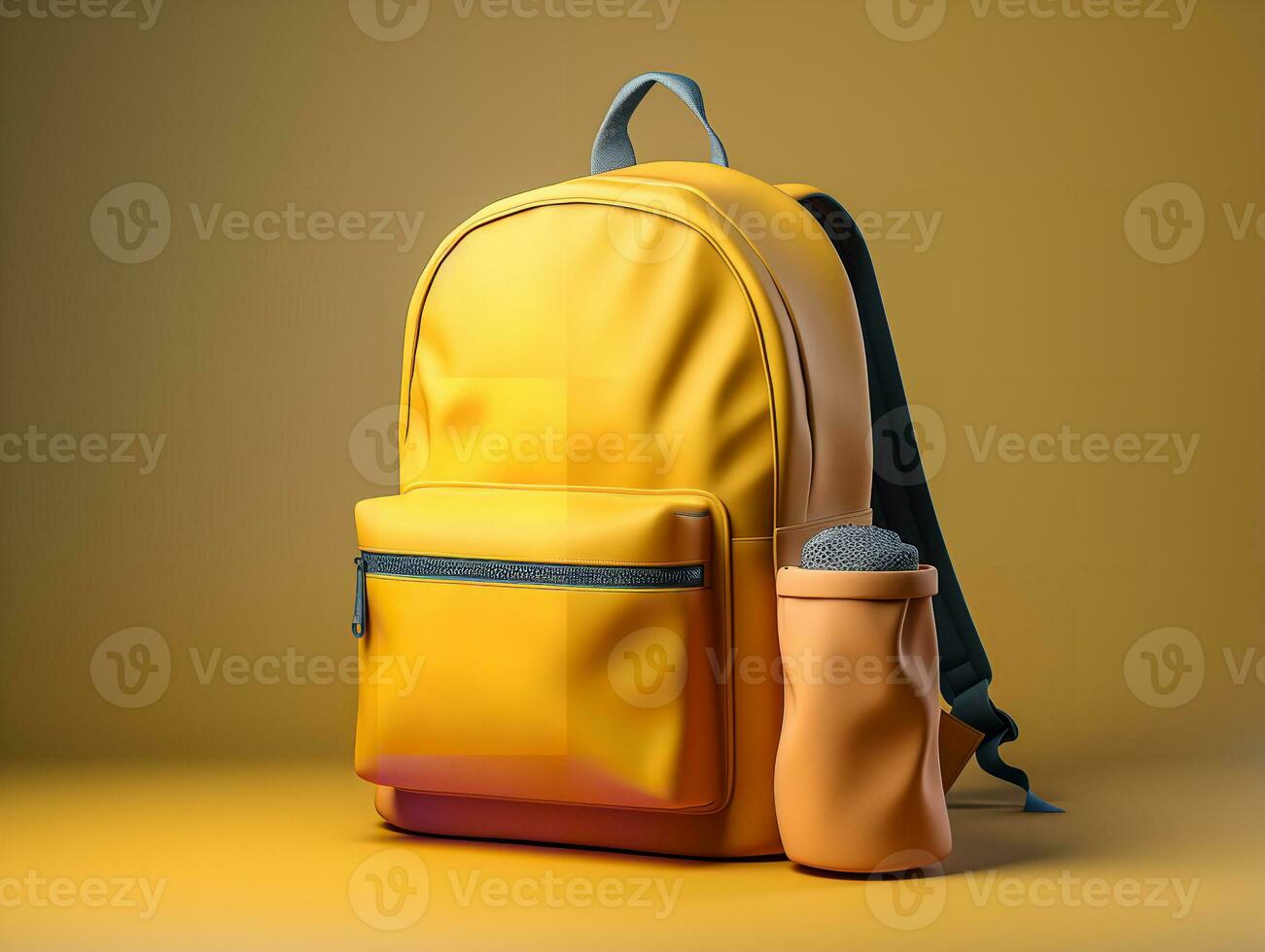 AI generated Trendy Backpack Mockup for Fashion and Travel - AI Generated photo