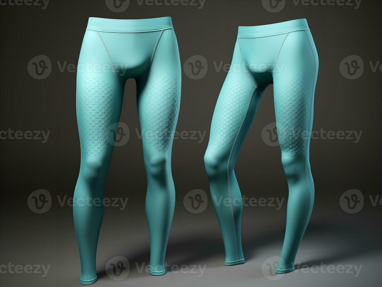 AI generated Trendy Leggings Mockup for Fitness and Fashion - AI Generated photo