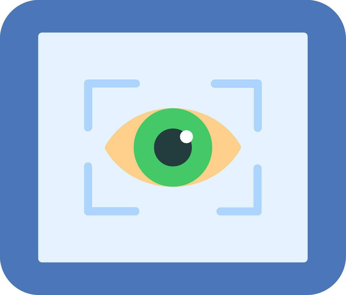 Eye Scanner Vector Icon