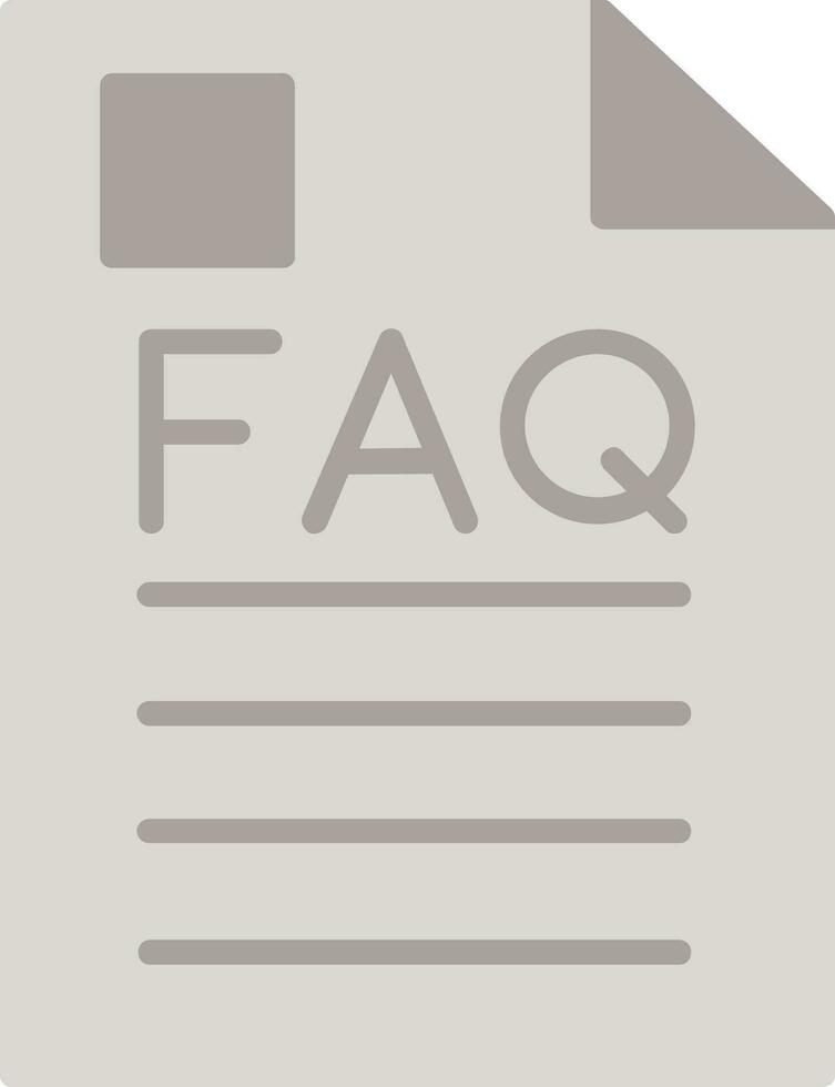 Faq Vector Icon