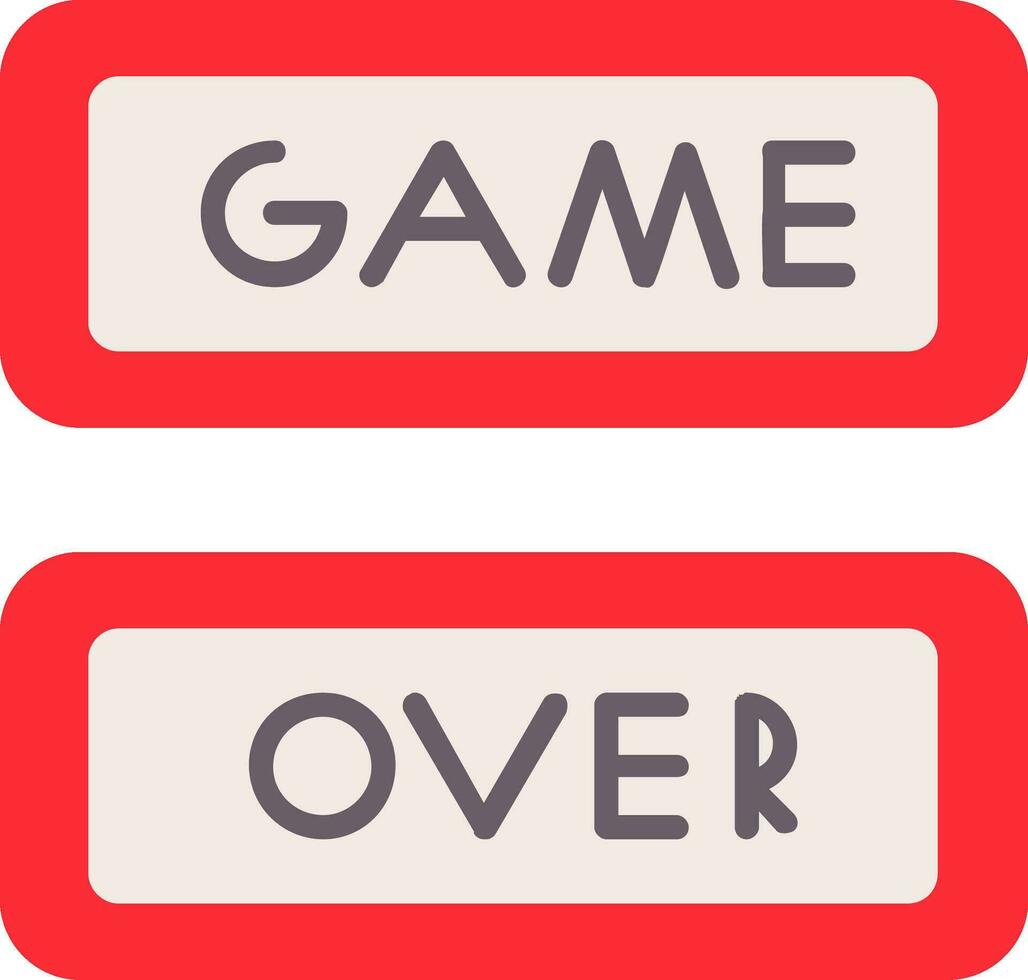 Game over Vector Icon