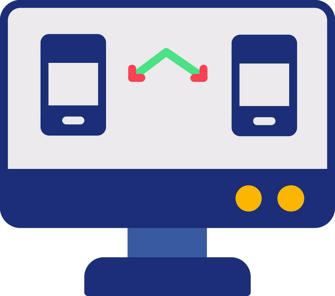 Data Transfer Vector Icon