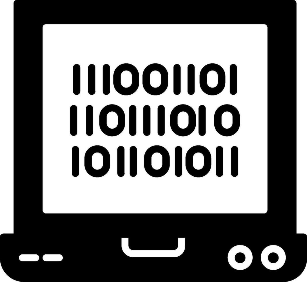 Binary Code Vector Icon