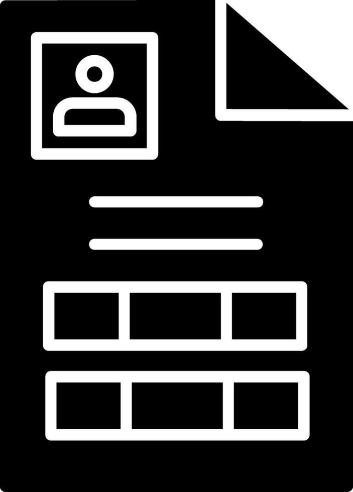 Personial document Vector Icon