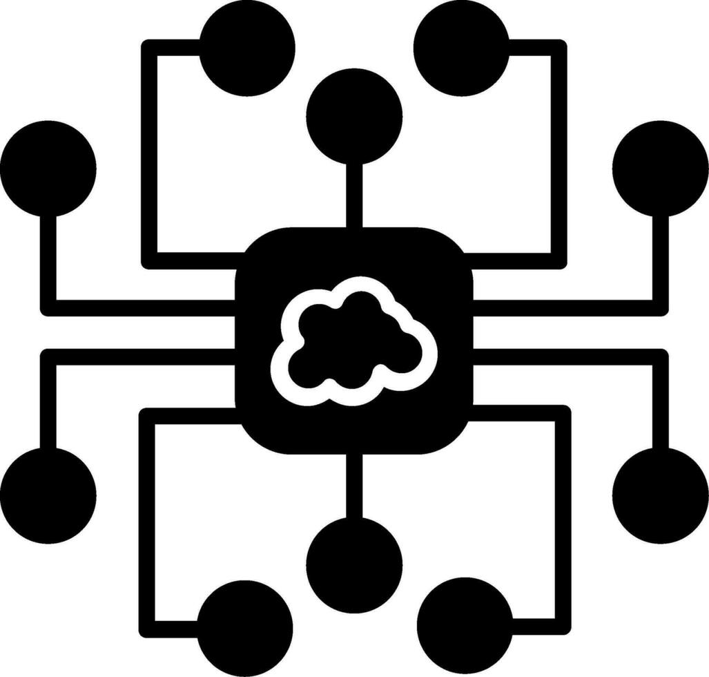 Artificial Intelligence Vector Icon