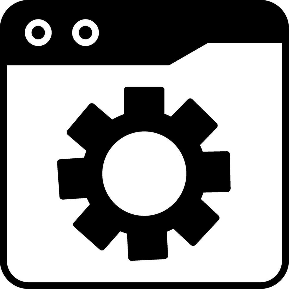 Web Settings Vector Icon