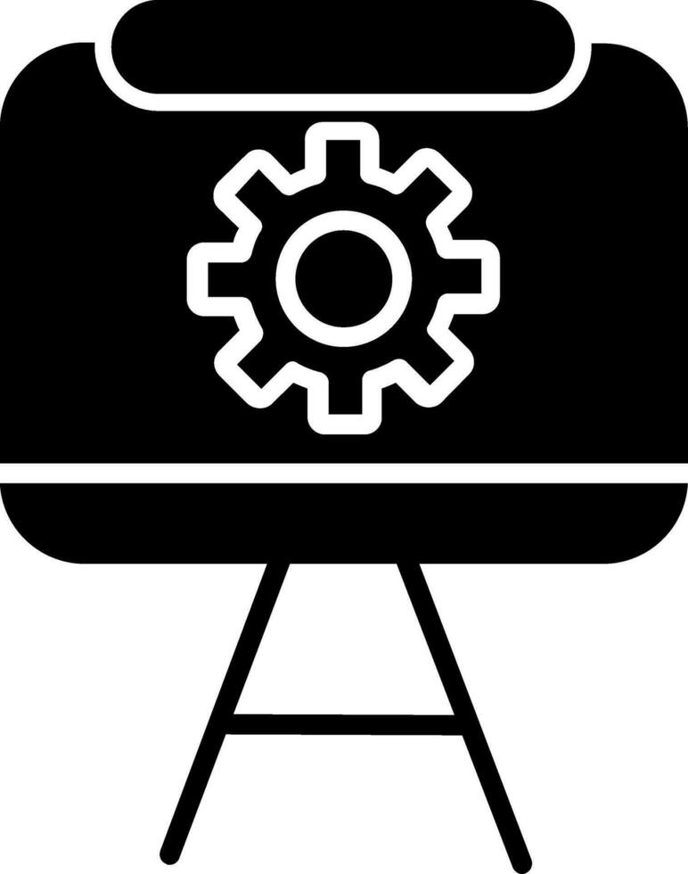 icono de vector de presentación