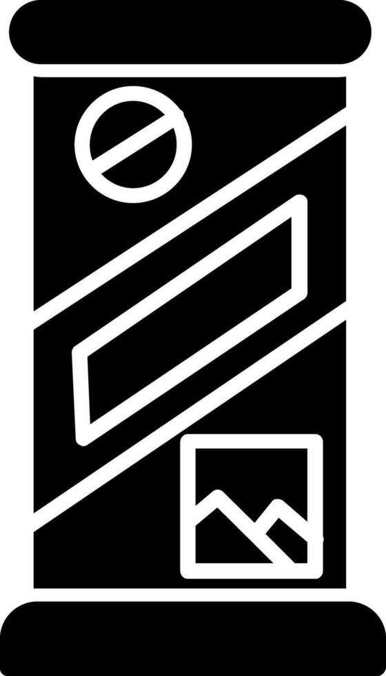 Roll Up Vector Icon