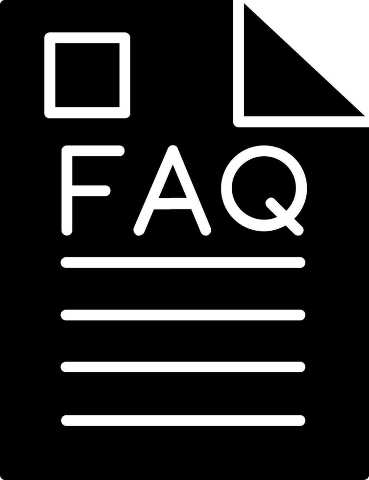 Faq Vector Icon