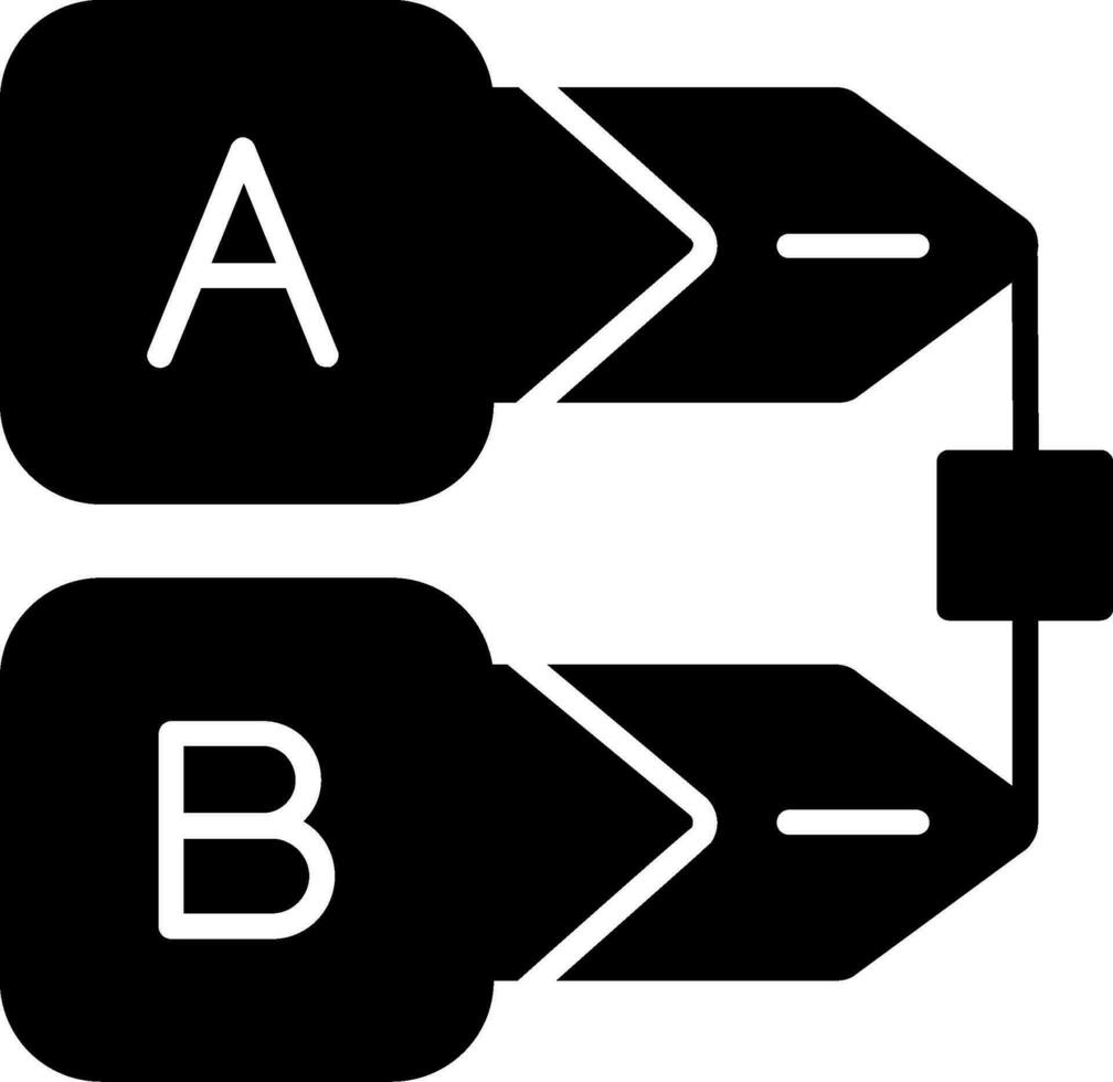 icono de vector de diagrama