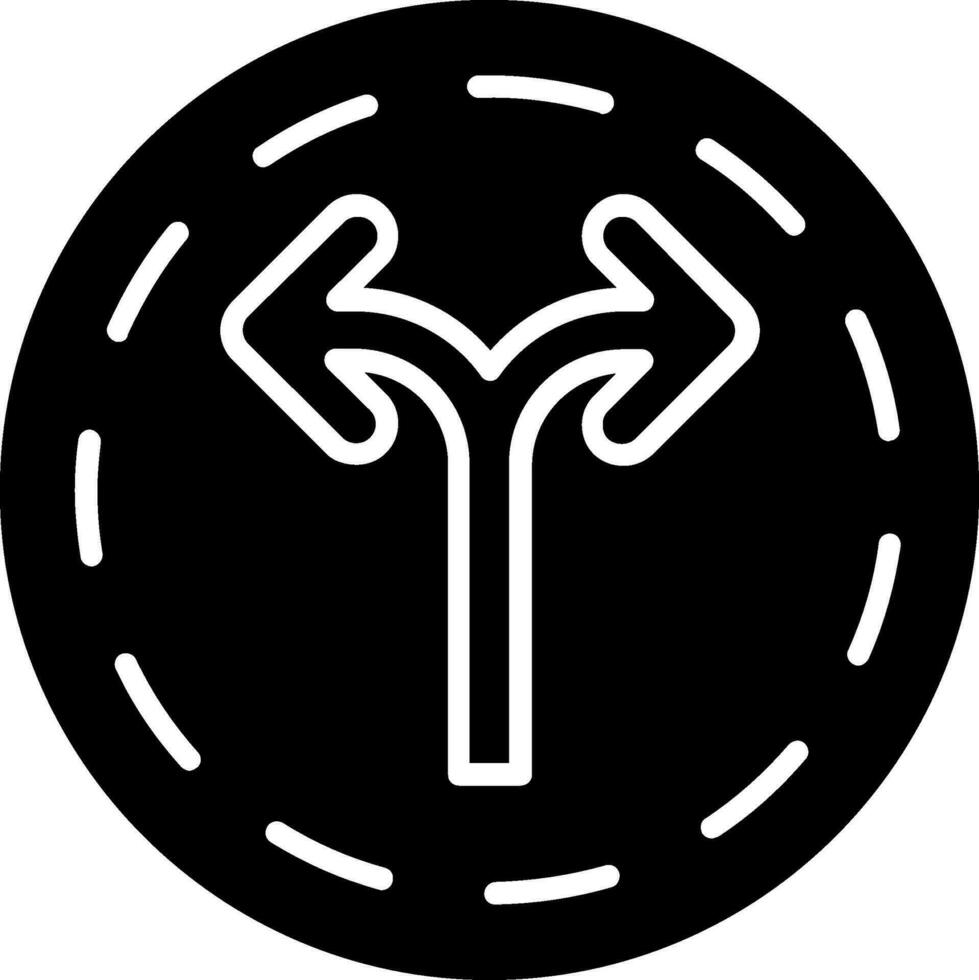 Two Way Vector Icon