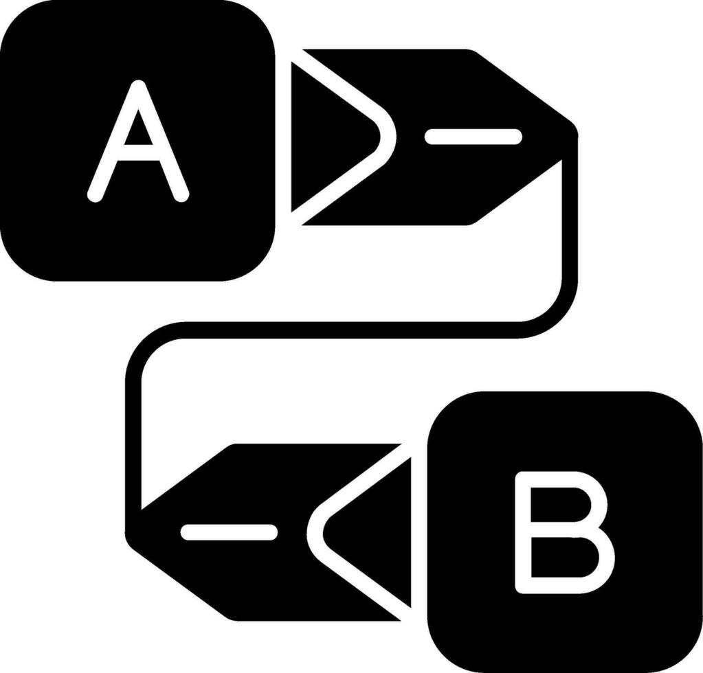 icono de vector de diagrama