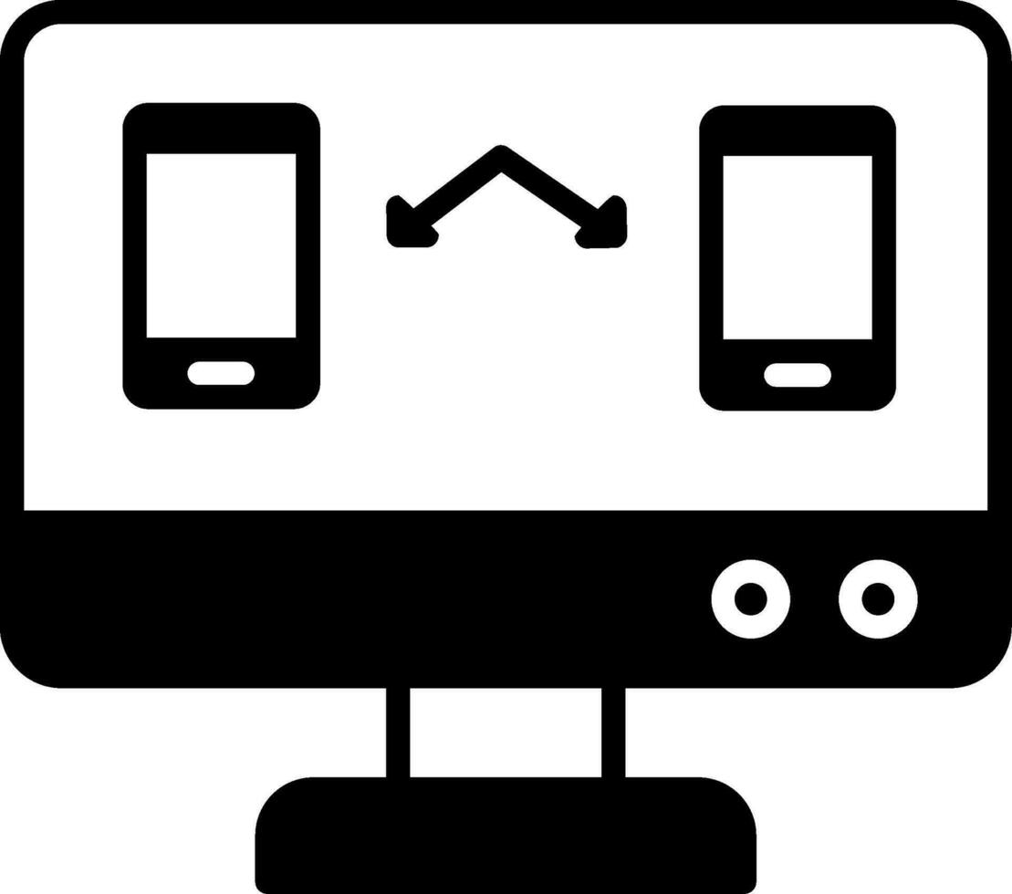 Data Transfer Vector Icon