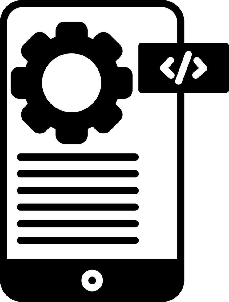 icono de vector de codificación
