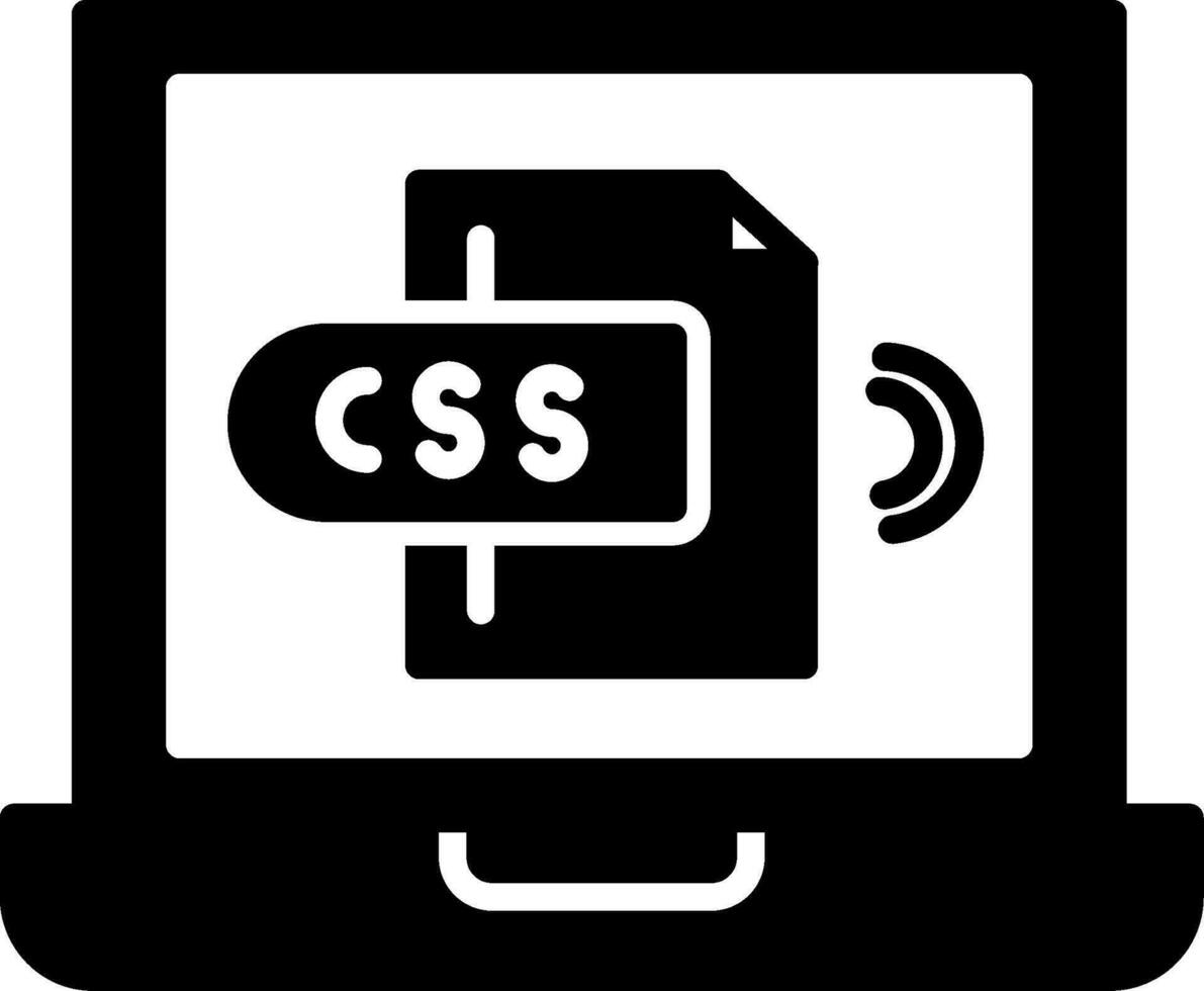 icono de vector de css