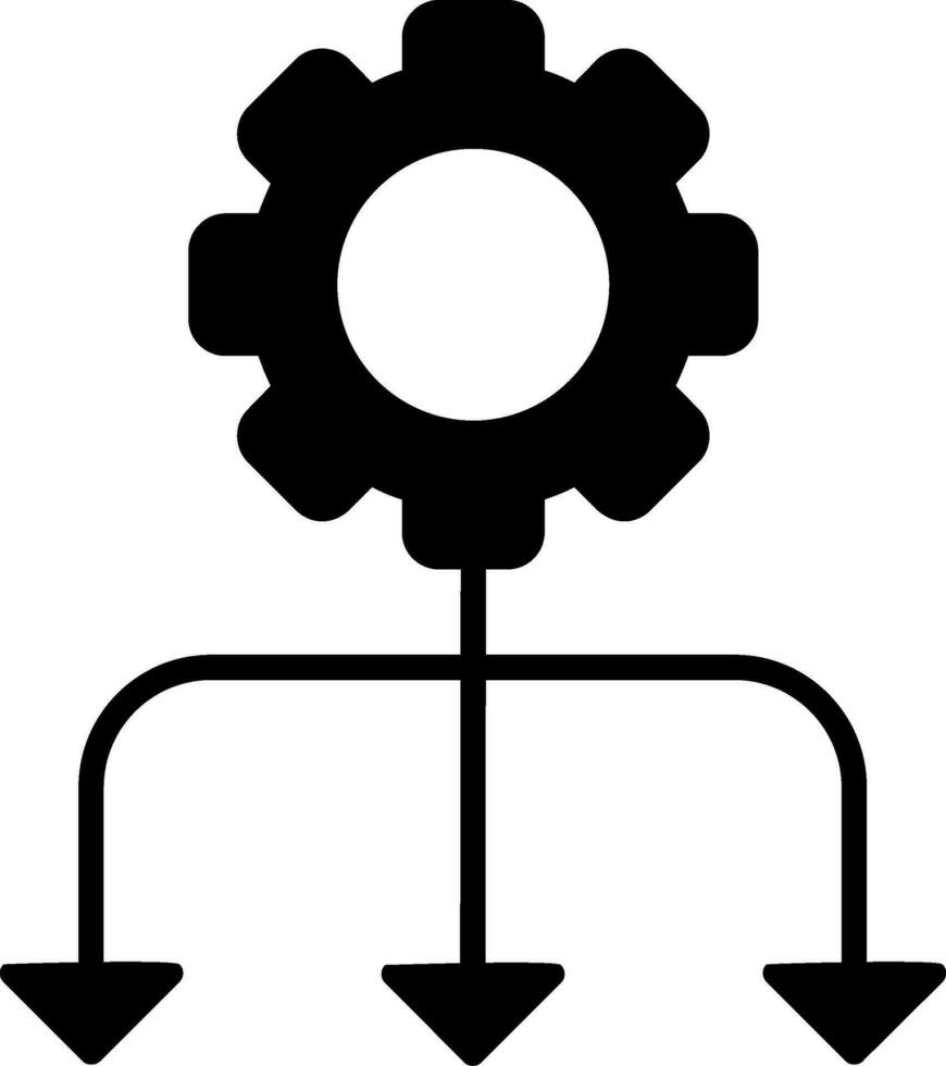 icono de vector de algoritmo