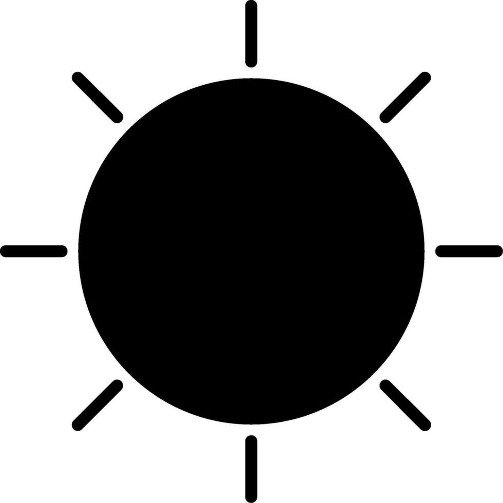 Sun Vector Icon