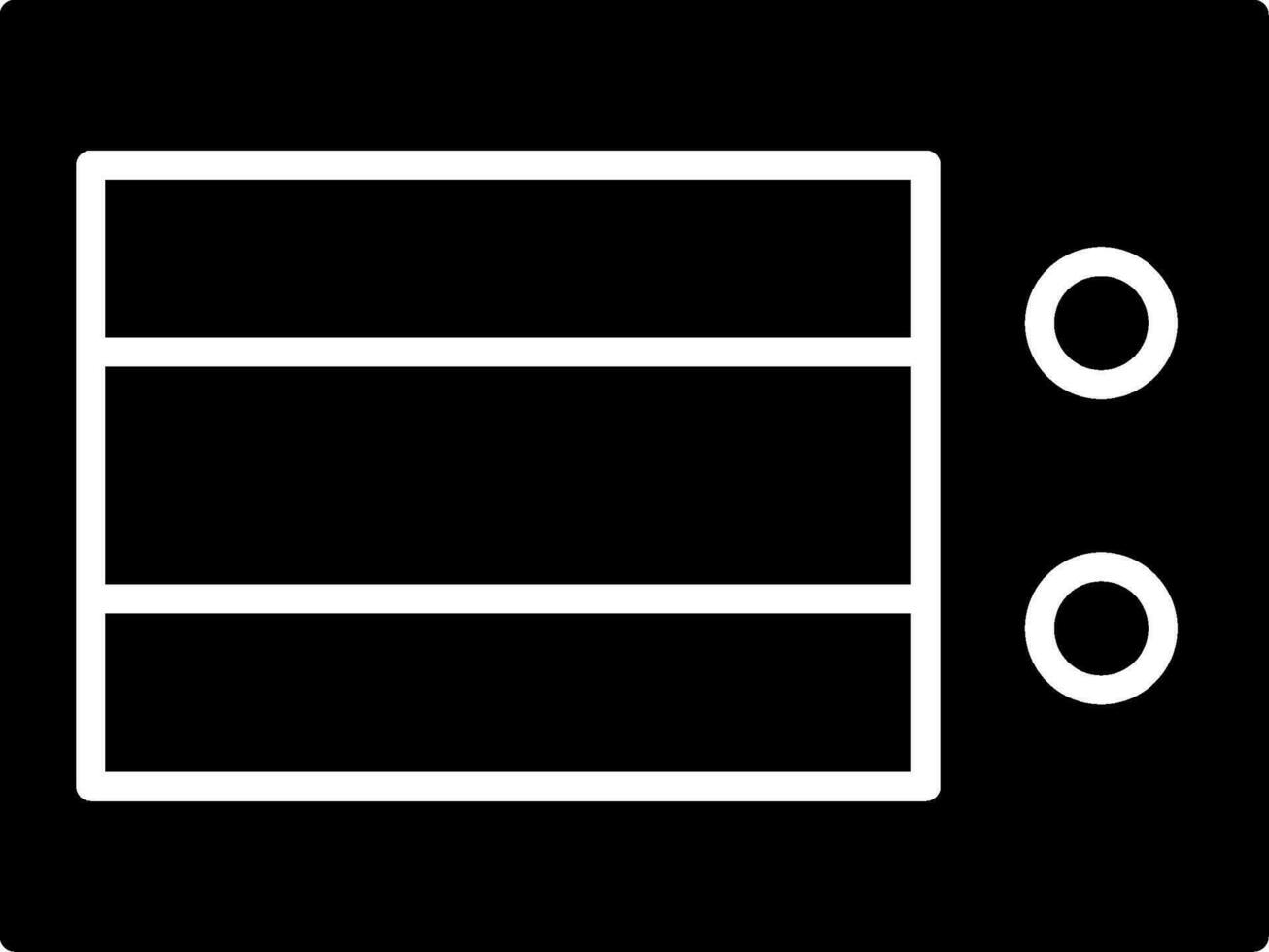 Microwave Oven Vector Icon