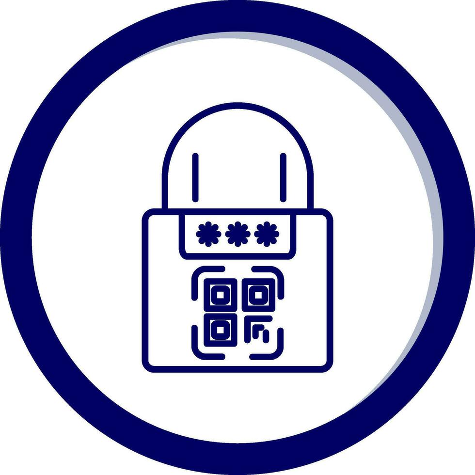 Smart Padlock Vector Icon