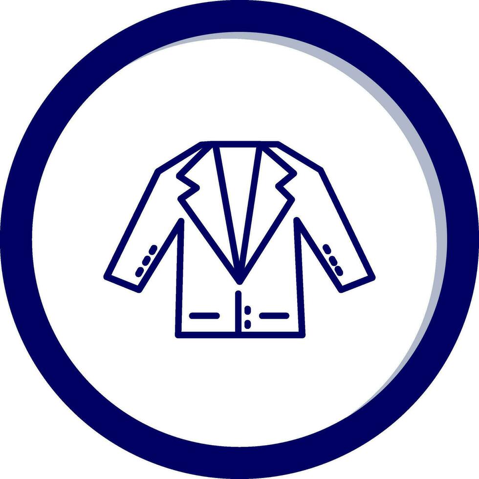 icono de vector de traje