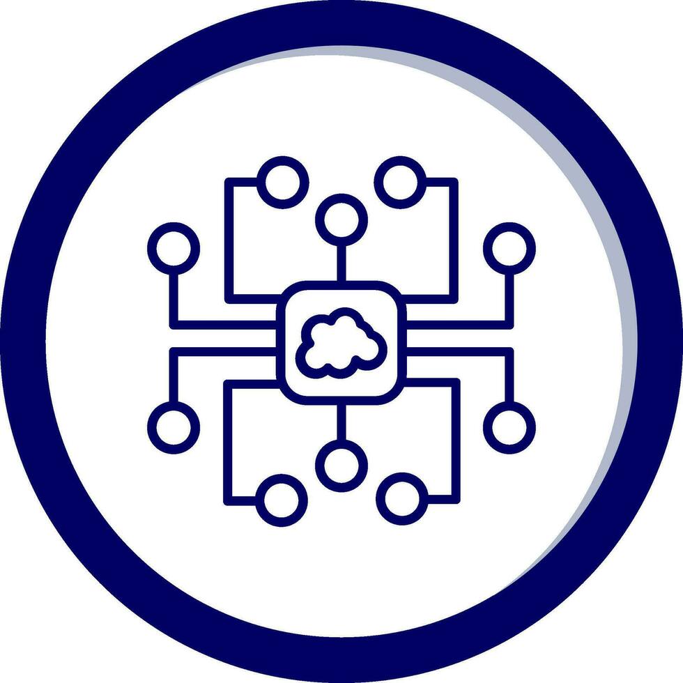 Artificial Intelligence Vector Icon