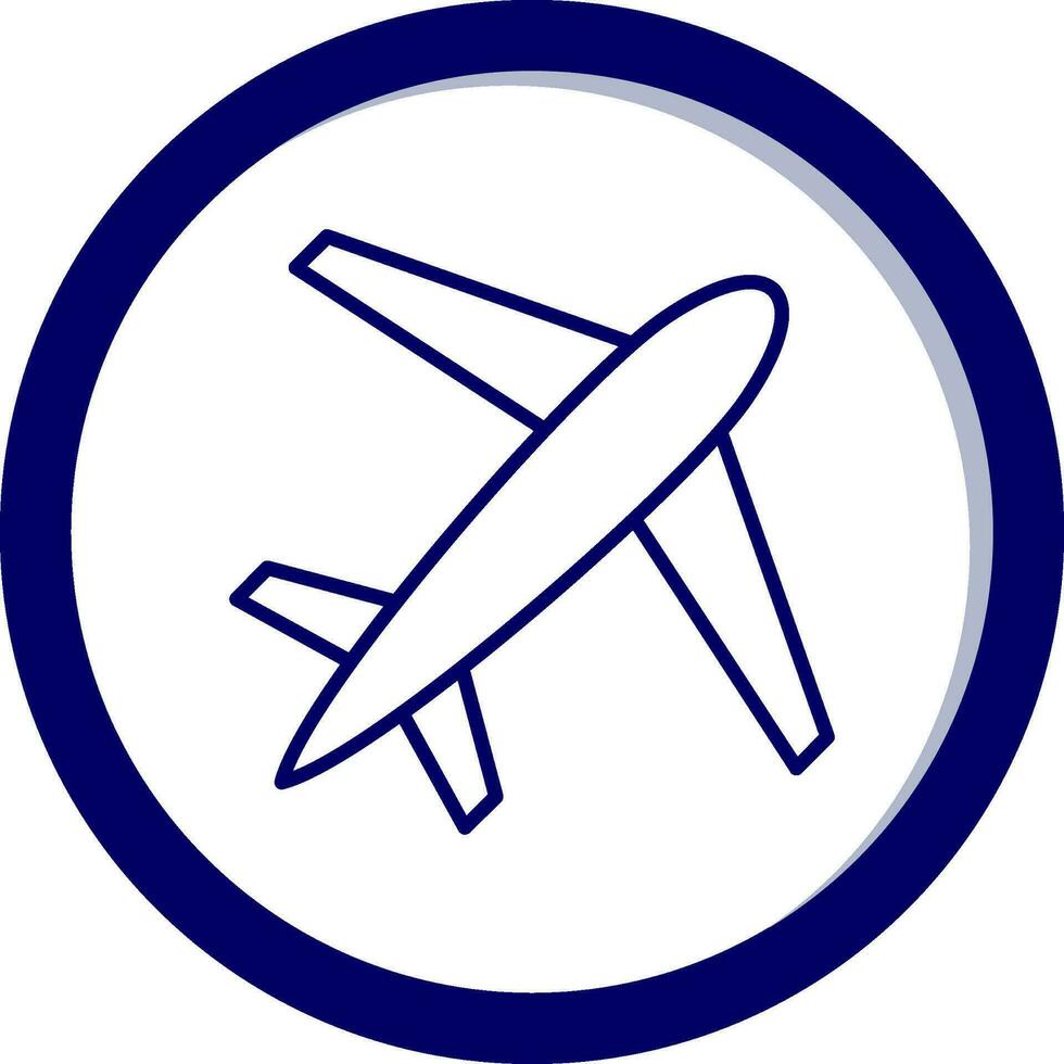 icono de vector de avión