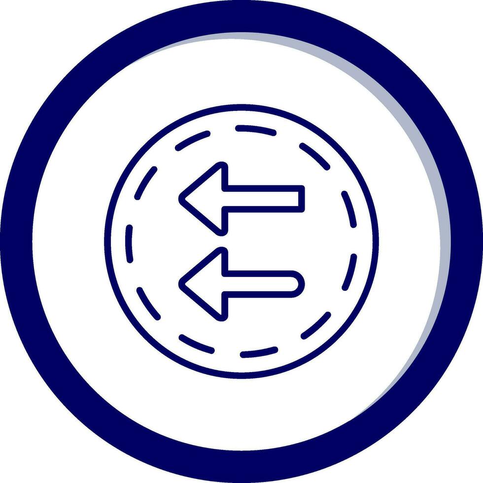 Fast Backward Vector Icon