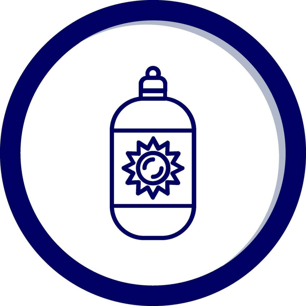 Sun Cream Vector Icon