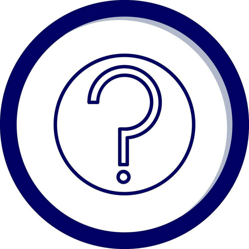 Question Mark Vector Icon
