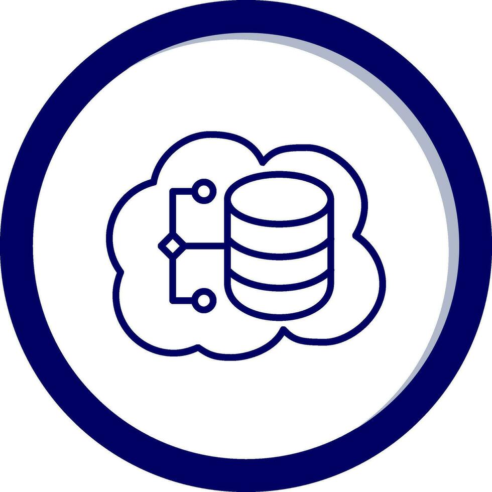 Cloud Data Vector Icon