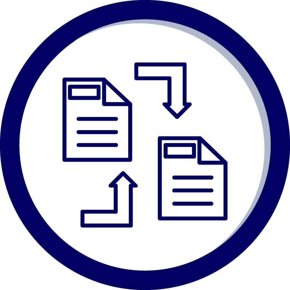 Data Transformation Vector Icon