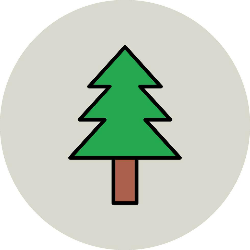 Pine tree Vector Icon