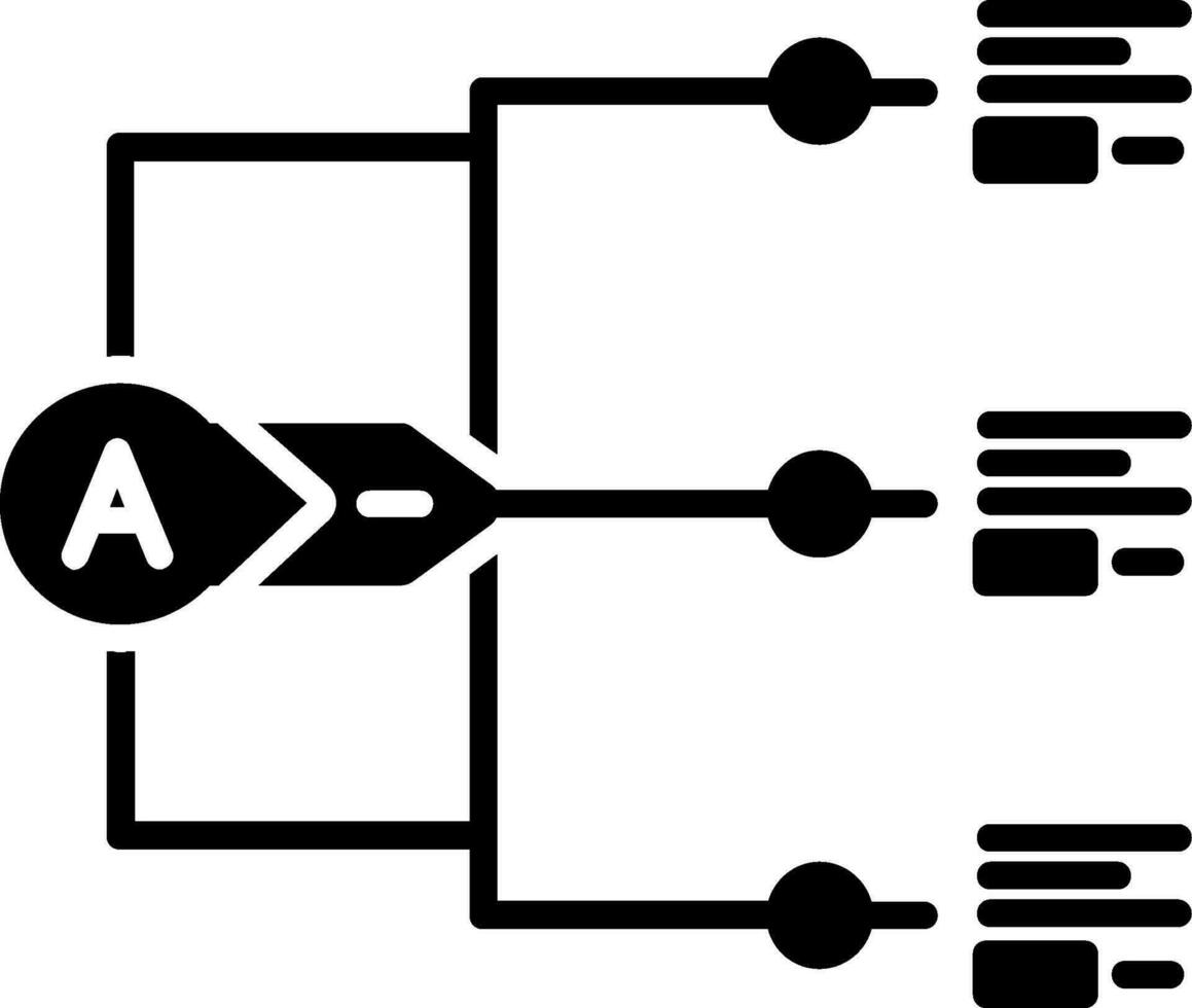 icono de vector de relación