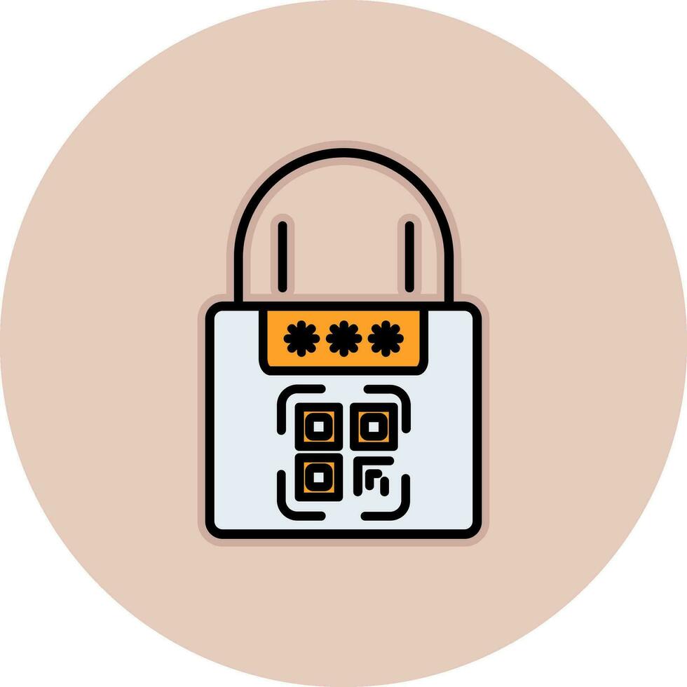 Smart Padlock Vector Icon