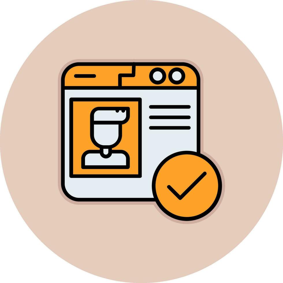 Verified Profile Vector Icon