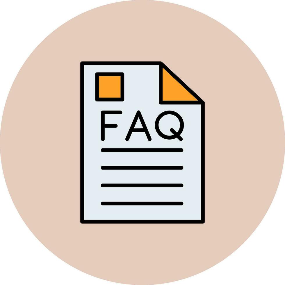 Faq Vector Icon