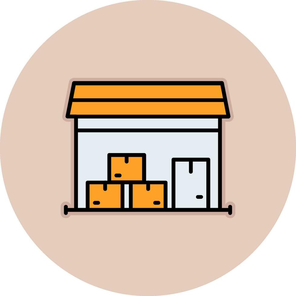 Warehouse Vector Icon