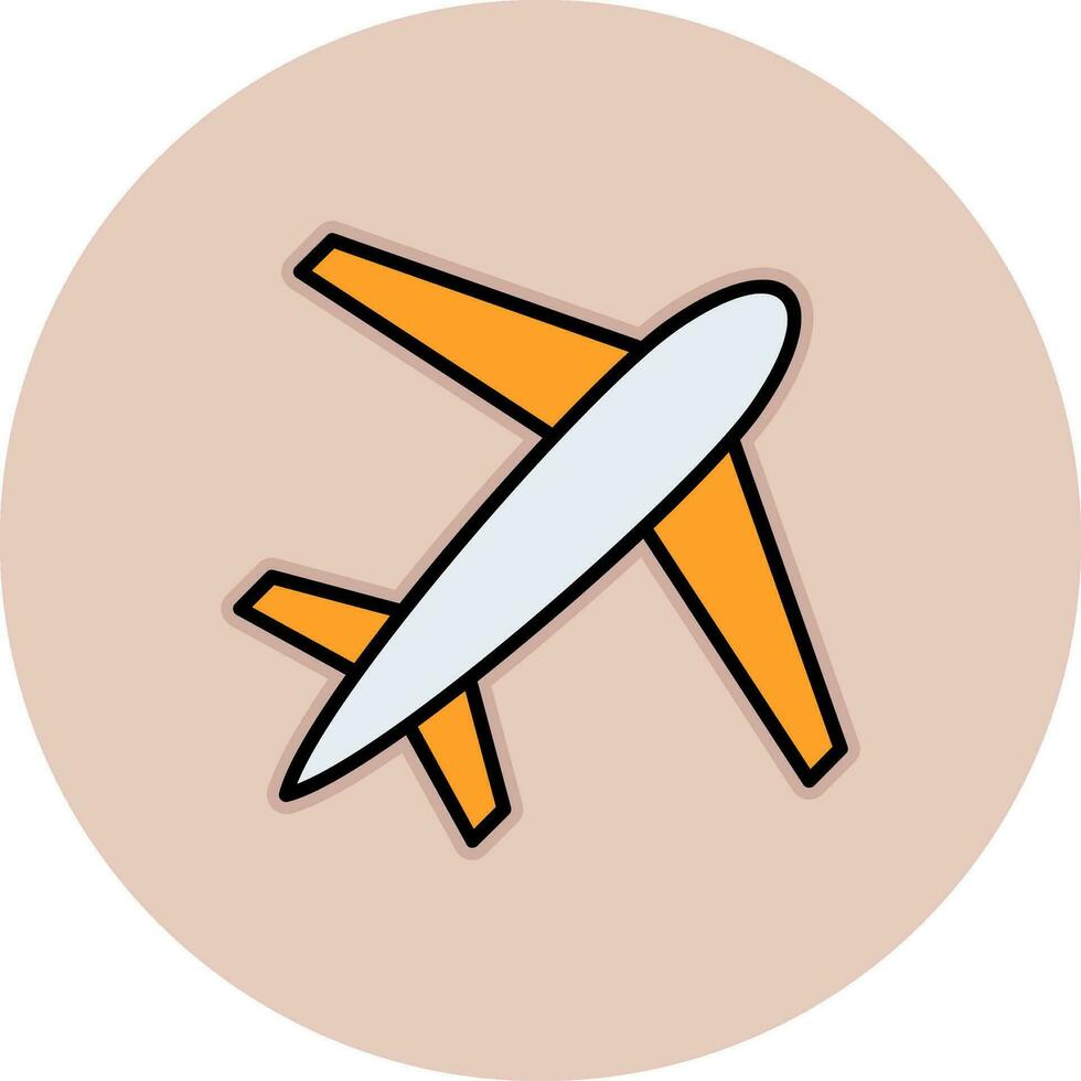 icono de vector de avión