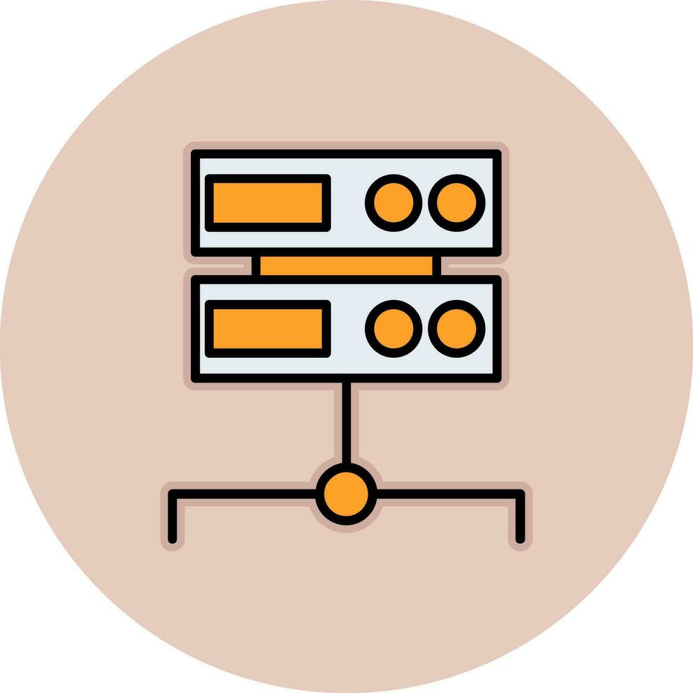 Data Center Vector Icon