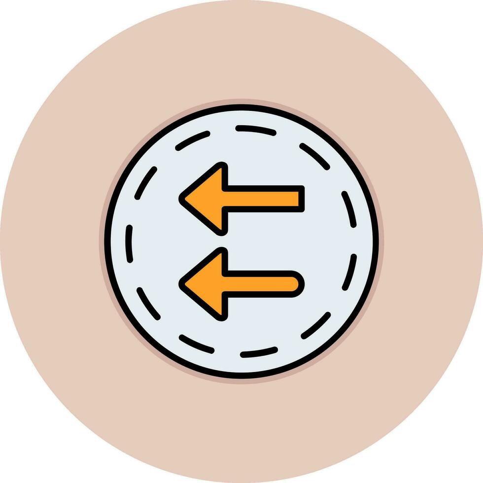 Fast Backward Vector Icon