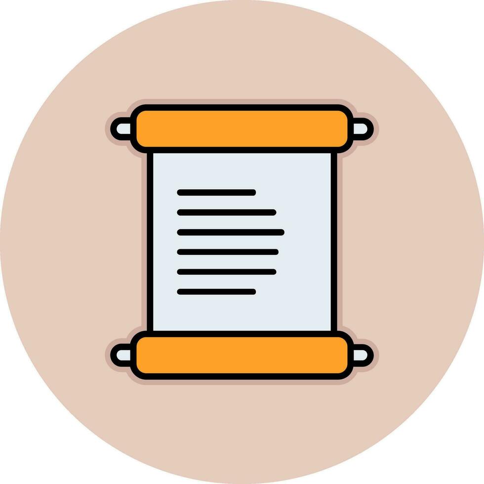 Parchment Vector Icon